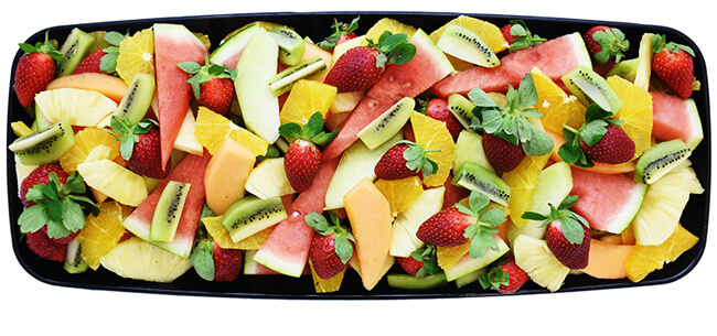 melon fruit platter