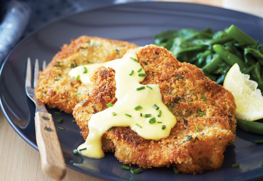 Schnitzel with Creamy Cheese Sauce - The Barossa Co-op