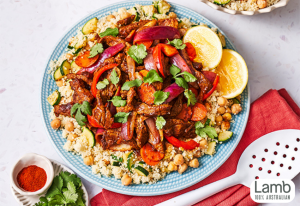 Smokey moroccan lamb and veg couscous